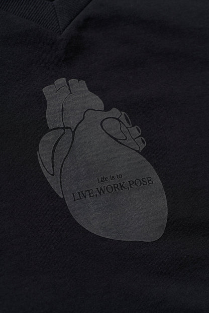 "HEART BEAT TEE"